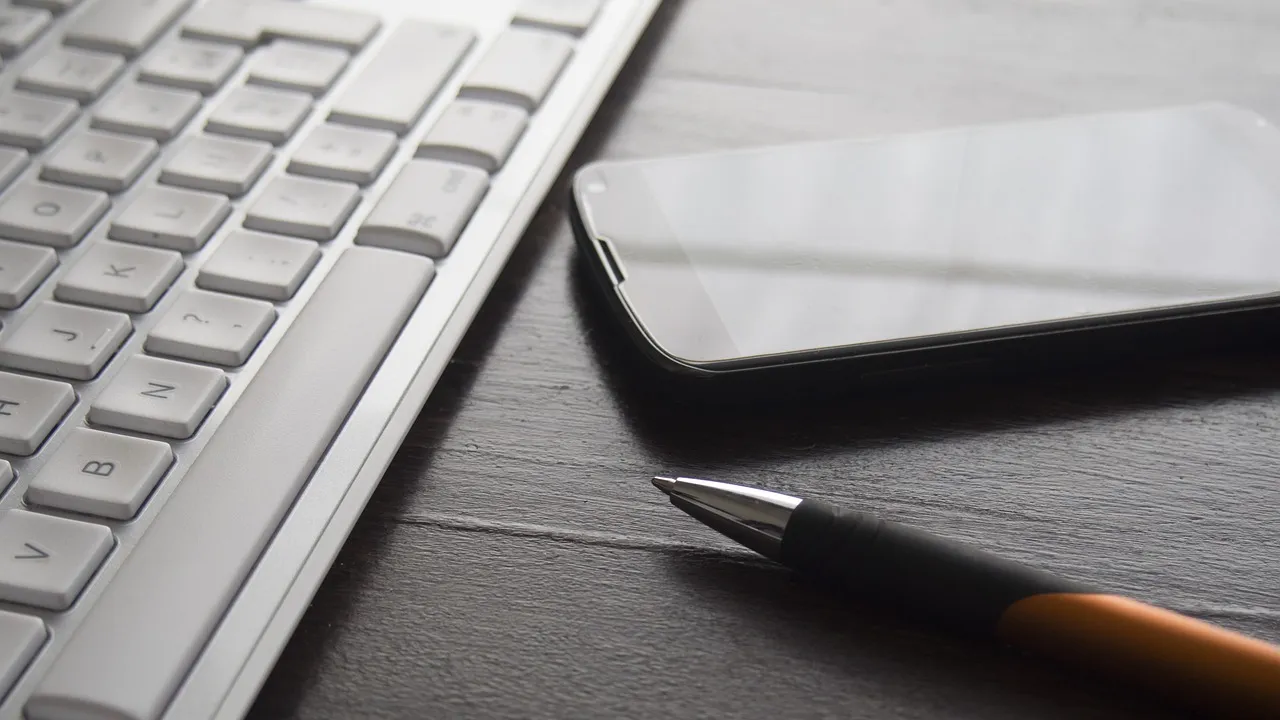 A business document on a desk