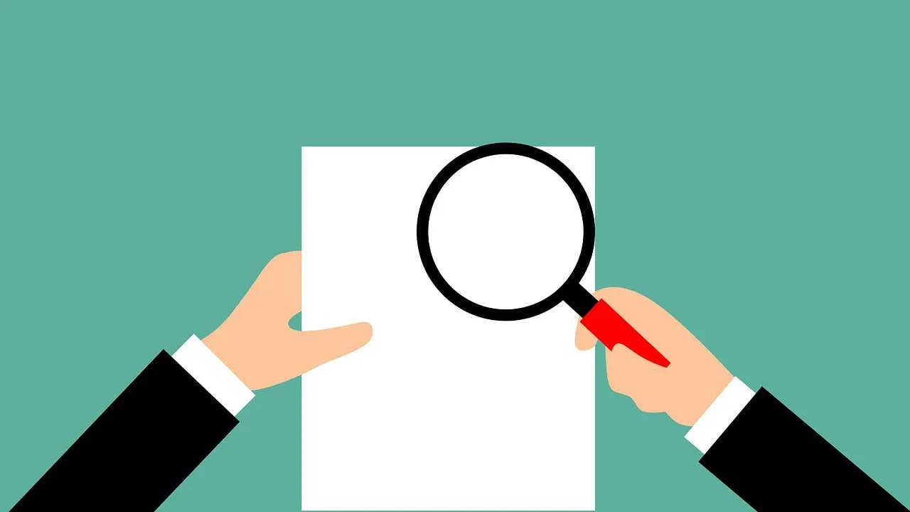 An audit report on a desk