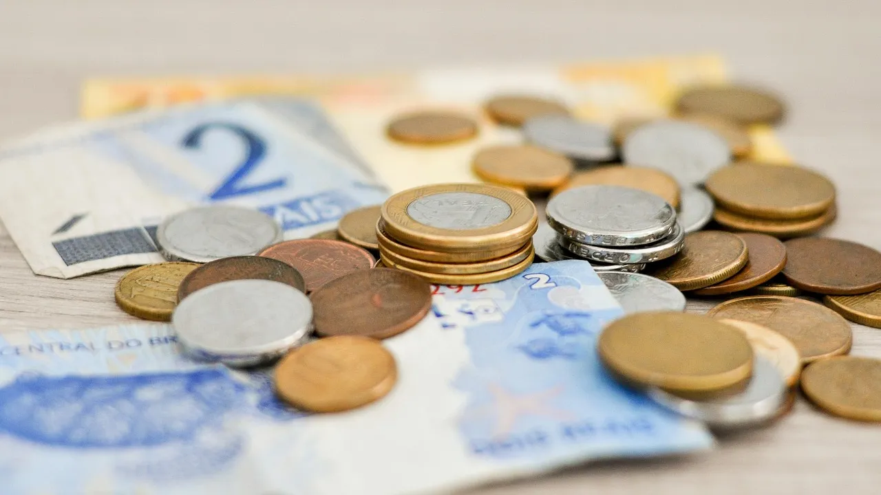 Cash and money notes on a table